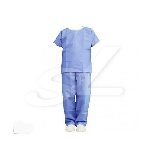 가운 수술복 Surgical Suit Blue L(50벌)