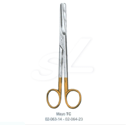 NS Surgical 가위 TC MAYO OPERATING SCISSOR 메이오가위 GOLD RINGS