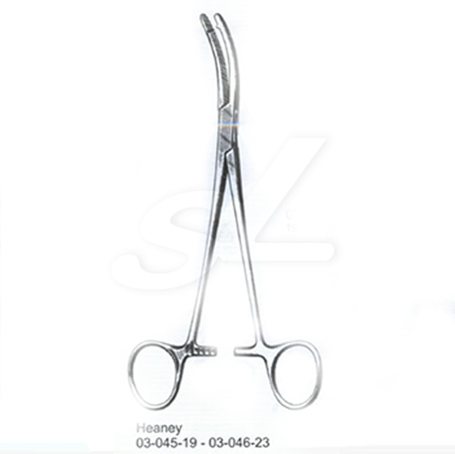 NS Surgical Forceps&amp;Clamps HEANEY HYSTERECTOMY FORCEP 포셉 DOUBLE TOOTH 21CM #03-046-21