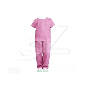 가운 수술복 Surgical Suit Pink  L (50벌)