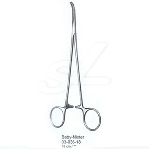 NS Surgical Forceps&amp;Clamps BABY MIXTER FORCEP 포셉 HALF CVD 18CM #03-036-18