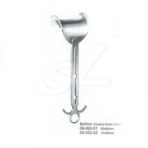 NS Surgical 견인기 BALFOUR RETRACTOR 리트렉터 CENTRAL BLADE ONLY 45 X 80mm #09-062-01