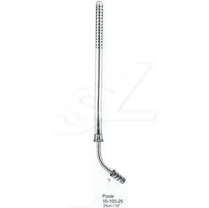 NS Surgical 이비인후과 POOLE SUCTION TUBE CVD. 8MM PIPE, 25CM #10-105-25