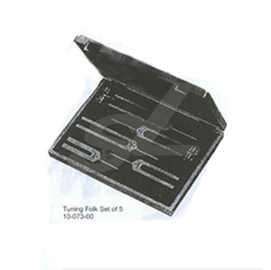 NS Surgical 이비인후과 METAL-ALLOY TUNING FOLK SET OF 5 PCS. IN BOX #10-073-00