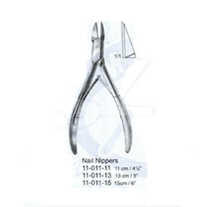 NS Surgical 피부직장 NAIL NIPPER 니퍼 WITH SIDE CUTTING 13CM #11-011-13