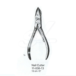 NS Surgical 피부직장 NAIL CUTTER WITH WIRE SPRING 13CM #11-008-13
