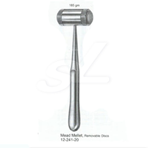NS Surgical 정형외과 MEAD MALLET 망치 WITH REMOVABLE DISKS 185gms 20CM #12-241-20