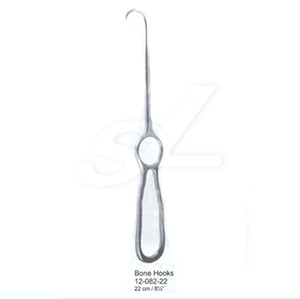 NS Surgical 정형외과 BONE HOOK 후크 WITH SOLID HANDLE 핸들 22CM #12-082-22