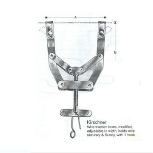 NS Surgical 정형외과 KIRSCHNER WIRE TRACTION BOWS MODIFIED 키르쉬너